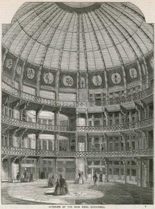Interiör av New Coal Exchange, Thames Street av English School