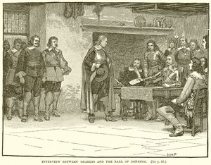 Intervju mellan Charles och Earl of Denbigh av English School