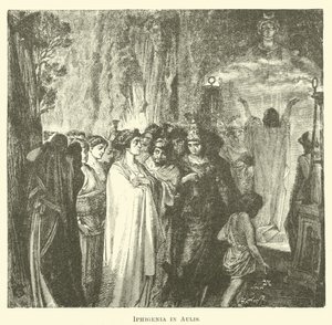 Iphigenia i Aulis (gravyr) av English School