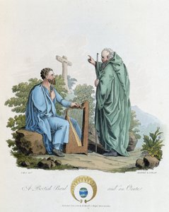 Irish and Bard - i "" kelter och goter, seder hos invånarna på de brittiska öarna i början av 600-talet och de gotiska nationerna på västkusten av Östersjön", av S.R. Meyrick och Ch. Smed av English School
