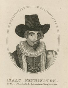 Isaac Pennington, borgmästare i London av English School