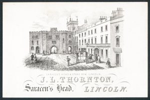 J L Thornton, byteskort av English School