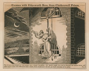 Jack Sheppard flyr med Edgeworth Bess från Clerkenwell Prison av English School