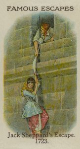 Jack Sheppards Escape, 1723 av English School