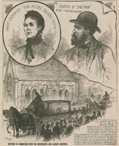 Jack the Ripper: Skisser i samband med morden på Whitechapel och Aldgate av English School