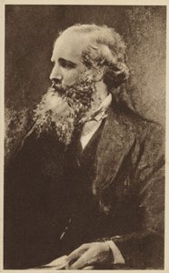 James Clerk Maxwell (1831-1879), skotsk teoretisk fysiker (litografi) av English School