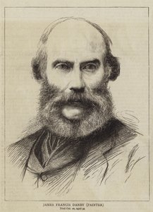 James Francis Danby, målare (gravyr) av English School