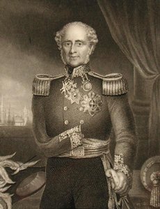 James Henry Somerset Fitzroy (1788-1855) 1:e baron Raglan (gravyr) av English School