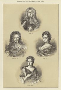 James II, William och Mary, Queen Anne av English School