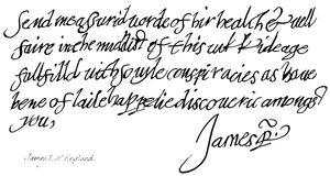 James I av England av English School