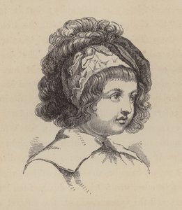 James, Lord Beauclerk, andra son till kung Karl II och Nell Gwyn (gravyr) av English School
