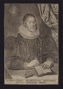 James Ussher, irländsk protestantisk präst (gravyr) av English School