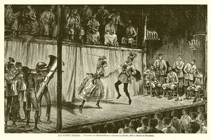 Javanesisk Drame.--Theater of Moros-Moros av English School