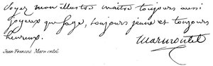 Jean Francois Marmontel av English School