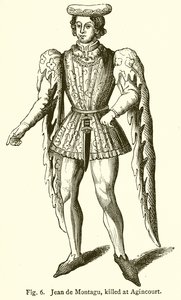 Jean de Montagu, dödad vid Agincourt av English School