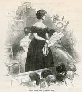 Jenny Lind på Exeter Hall av English School