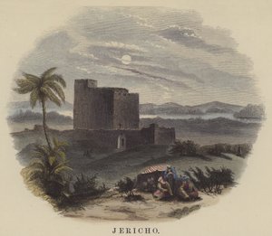 Jericho (färgad gravyr) av English School