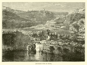 Jerusalem från En Rogel av English School