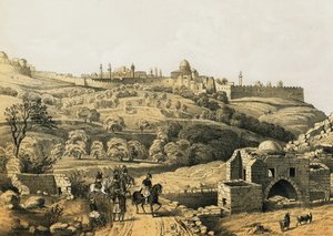 Jerusalem från Jobs brunn av English School