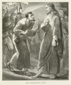 Jesus förrådd av Judas av English School