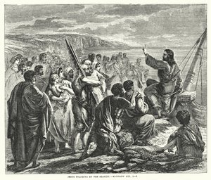 Jesus undervisar vid havet, Matteus XIII av English School