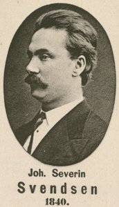 Johan Severin Svendsen (gravyr) av English School
