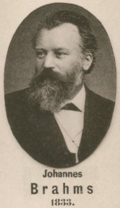 Johannes Brahms (gravyr) av English School