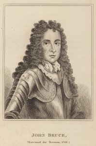 John Bruce, avrättad för förräderi, 1716 av English School