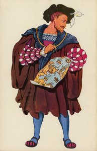 John Cabot (färg litho) av English School