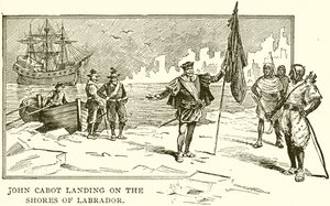 John Cabot landar på Labradors stränder av English School