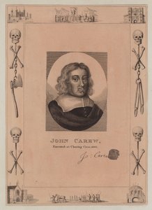 John Carew, avrättad vid Charing Cross, 1660 av English School