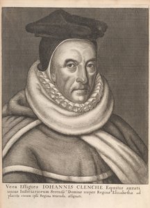 John Clenche, från Historical Memorials of the English Laws av William Dugdale, London 1666