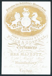John Gosnell & Co, sent, Price & Gosnell, handelskort av English School
