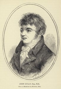 John Gully, Esquire, MR, Från en miniatyr av Hudson, 1815 av English School
