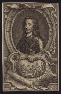 John Hampden, engelsk parlamentarisk politiker och soldat (gravyr) av English School