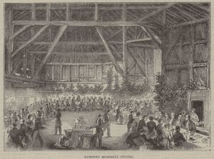 John Hampden Memorial Dinner, som hölls i samband med uppförandet av ett monument över honom av English School