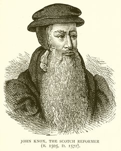 John Knox, den skotska reformatorn (f. 1505, D. 1572) av English School