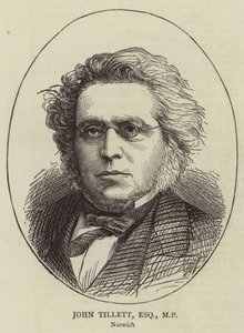 John Tillett, Esquire, MP (gravyr) av English School