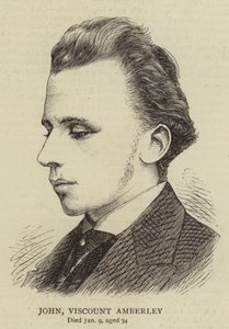 John Viscount Amberley (gravyr) av English School