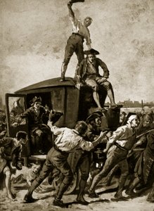 John Wilkes frigiven av Londonmobben, 1768, illustration från Hutchinsons Story of the British Nation, c.1923 av English School