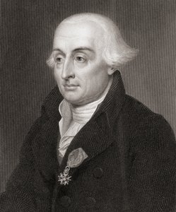 Joseph-Louis Lagrange, Comte de lEmpire (1736-1813) från Gallery of Portraits, publicerad 1833 av English School