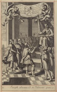 Joseph avancerade till Honor (gravyr) av English School