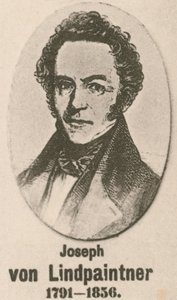 Joseph von Lindpaintner (gravyr) av English School
