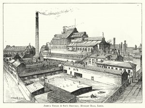Joshua Tetley and Sons bryggeri, Hunslet Road, Leeds av English School