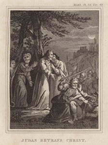 Judas förråder Kristus av English School