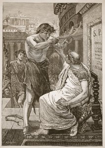 Julius Caesar vägrar kronan som erbjuds av Anthony av English School