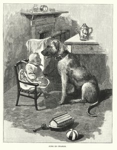 Juno i tjänst (gravyr) av English School