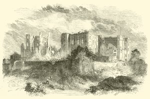 Kenilworth Castle (gravyr) av English School