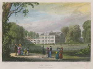 Kensington Palace, London, från sydost av English School