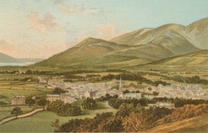 Keswick från Castle Hill av English School